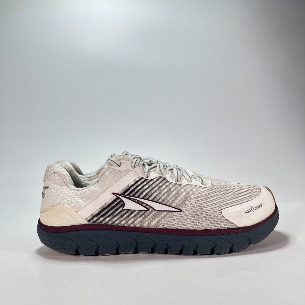 Altra Provision 4 White Red Black Running Shoes Athletic Sneakers Women's Size 8